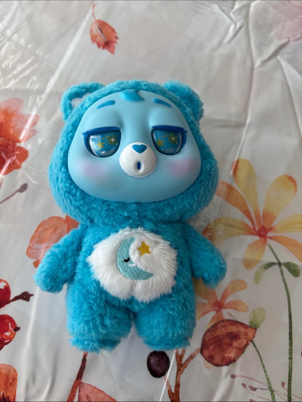 Blue carebear Plush Nighttime Bear Toy - Kids Plush Figure carebear cuties